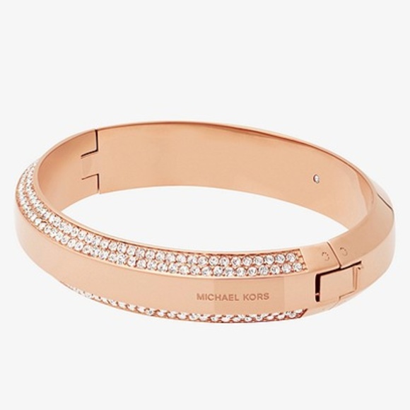 michael kors logo plaque bracelet